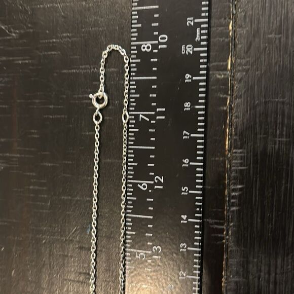 Sarah Abalone Silver Dainty Necklace​​ - Picture 5 of 5